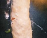 A picture of step 4 of Veg roll tikki.