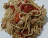 Foto langkah ke 3 dari resep Spaghetti aglio E olio😍.