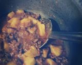 A picture of step 3 of Beef Qeema Aloo.