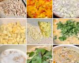 A picture of step 1 of Pineapple curry chicken soup.