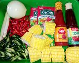 Foto langkah ke 1 dari resep Seafood Saus Padang Komplit (Seafood Asam Pedas Manis aka Seafood Tumpah).