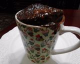 Foto del paso 1 de la receta Mug Cake de confitura de cereza negra