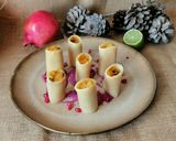 Foto del paso 9 de la receta: Paccheri rellenos de calabaza con salsa de granada