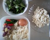 Foto langkah ke 1 dari resep Pepes Tahu Jamur.