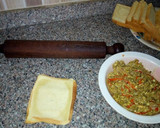 A picture of step 1 of Toaster bread.