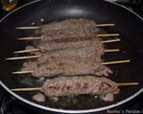 A picture of step 6 of Spicy pan fried kebab.