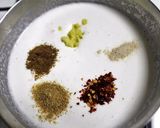 A picture of step 1 of Methi Leaves Dosa.