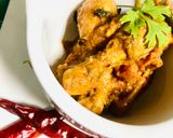 A picture of step 10 of Spicy red chili chicken karahi.