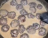 A picture of step 3 of Swedish meat balls.