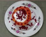 A picture of step 2 of Papaya raita.