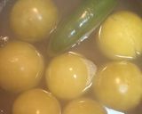 A picture of step 3 of Enchiladas Verdes.