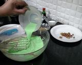 A picture of step 4 of Pistachio pound cake.