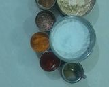 A picture of step 1 of Ground rice chakli.