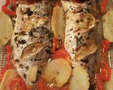 Foto del paso 6 de la receta Besugo al horno, a la lima y hierbas ibéricas