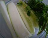Bottle gourd-cucumber- coriander juice recipe step 1 photo
