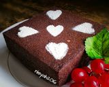 Foto langkah ke 8 dari resep Cake Cokelat Lembuttt & Nyoklattt ~ Tanpa Mixer, Tanpa Oven. 👍.