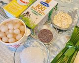 Hình bước làm 1 của món Chè Khúc Bạch