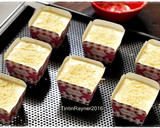 Foto langkah ke 5 dari resep Bolu Hongkong Keju Almond harum lembutt.