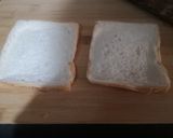A picture of step 1 of One bite pin wheel sandwiches.