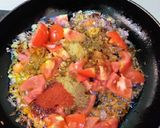 A picture of step 2 of Paneer Chole Curry.