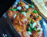 A picture of step 15 of Butter Chicken gravy with drumsticks 😋.