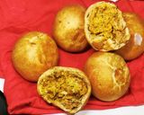 A picture of step 26 of Litti Chokha.