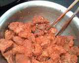 Hình bước làm 2 của món Bò kho