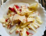 A picture of step 2 of Overnight Oats with Apples and Almonds.
