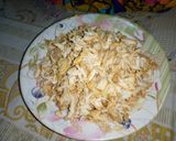 A picture of step 2 of Chicken Roll.
