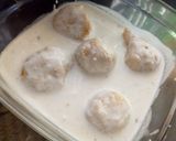 A picture of step 3 of Mong daal namkeen vada for ramzan.