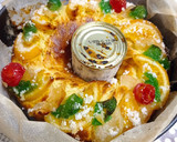 Foto del paso 5 de la receta: Roscón de reyes relleno de crema pastelera con leche condensada