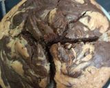 A picture of step 7 of Yoghurt Marble Cake (Eggless).