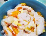 Foto langkah ke 6 dari resep Simple Fruits Salad 🍊🍎🍨.