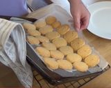 A picture of step 5 of Parmesan Sable biscuits.