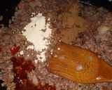 A picture of step 3 of Pancake with minced meat sauce.