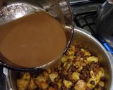 A picture of step 6 of میمنی کاٹھیاواڑی چنا چاٹ.