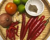 Gambar langkah 1 resipi Sambal Belacan Goreng.