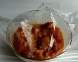 A picture of step 2 of KFC style chicken popcorn.