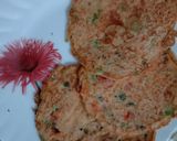 A picture of step 3 of Oats Uttapam.