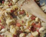 Foto del paso 3 de la receta: Tarta de pollo y champiñones con masa integral