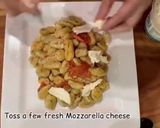 A picture of step 13 of Fresh Herb Gnocchi with Tomato, Basil and Mozzarella.