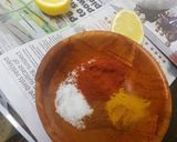 A picture of step 3 of Spice n lemon fried potato.