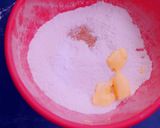 A picture of step 1 of Fish rolls.