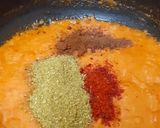 A picture of step 5 of Paneer- matar - capsicum vegetable.