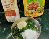 A picture of step 3 of Leafy vegetable Chana daal Cutlets.