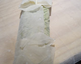 Foto del paso 2 de la receta: Rape en papillote de masa filo con pesto de cilantro al cava