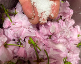 A picture of step 2 of Japanese Salted Cherry Blossom 🌸.