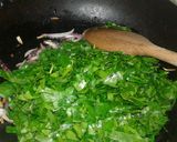 A picture of step 10 of Coconut chicken and soft layerd chapati.