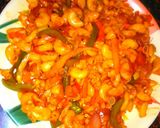 A picture of step 6 of Macaroni with veggies.
