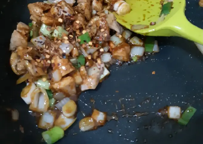 Langkah-langkah untuk membuat Cara membuat Ayam Kungpao